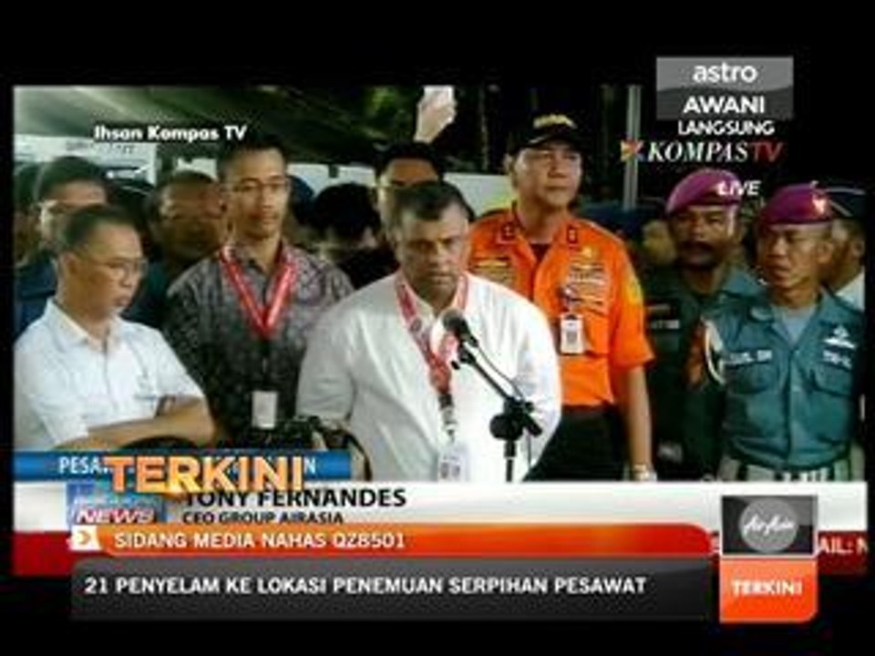 Press Conference by Tony Fernandes (30th Dec, Tuesday, 08:30 PM)