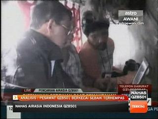 Analisa: Pesawat QZ8501 berkecai sebaik terhempas