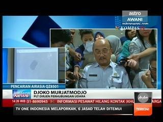 Imej beberapa objek dipercayai milik #QZ8501 ditemui