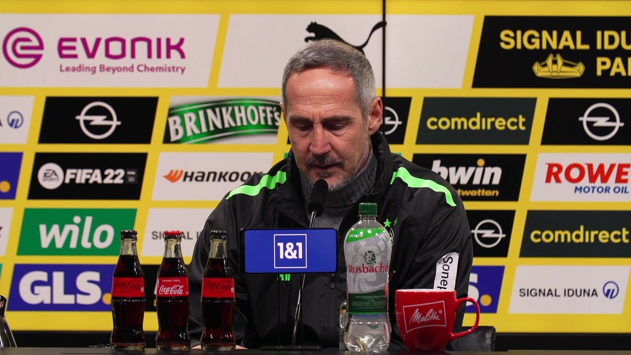 Hütter nach 0:6 gegen BVB: 'Eine sehr sehr bittere, schwere Niederlage'