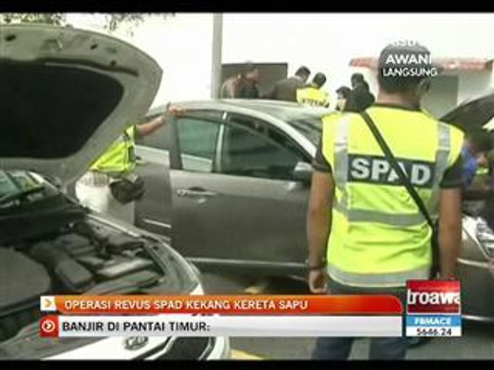 Operasi Revus SPAD kekang kereta sapu