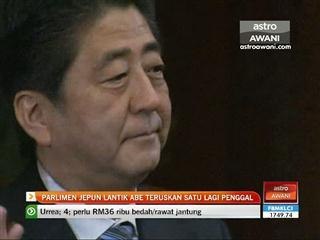 Parlimen Jepun lantik Abe teruskan satu lagi penggal