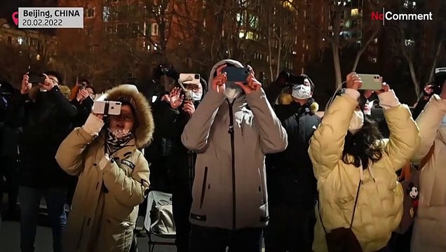 بدون تعليق: الألعاب النارية تضيء سماء بكين بمناسبة اختتام الألعاب الأولمبية الشتوية