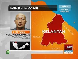Perkembangan banjir di Kelantan (Ahad 1:00 petang)