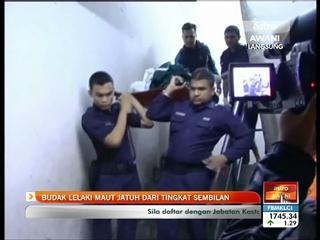 Budak lelaki maut jatuh dari tingkat sembilan