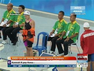 Khoo Cai Lin gagal raih emas kedua peribadi