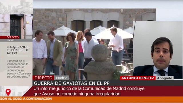 Entrevista en Cuatro a Antonio Benítez, caso mascarillas Ayuso