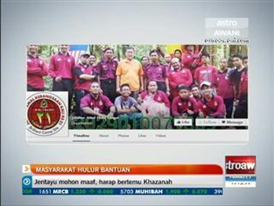 Masyarakat hulur bantuan