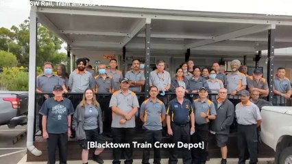 Blacktown train crew depot say "we are not on strike, we're here, ready to work" | February 21, 2022 | ACM