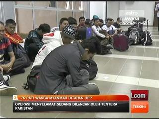 76 PATI warga Myanmar ditahan UPP