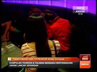 Tokan dadah dan 19 pelacur asing ditahan