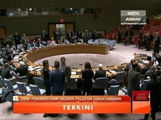 Cadangan pembentukan negara Palestin dibentangkan