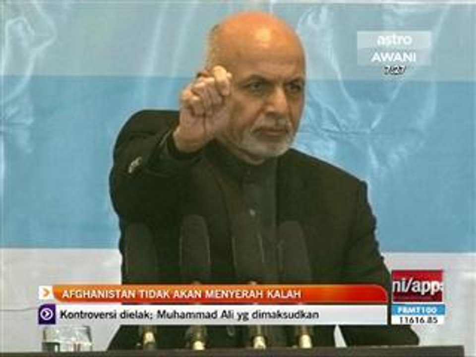 Afghanistan tidak akan menyerah kalah