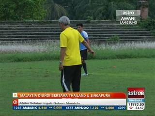 Skuad bola sepak aug negara diundi bersama thailand & singapura