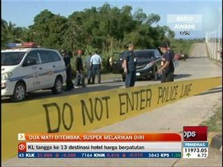 Dua mati ditembak, suspek melarikan diri