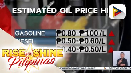 Panibagong taas-presyo sa krudo, ipatutupad ngayong linggo
