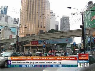 Bahasa Inggeris, kebersihan mampu tarik pelancong