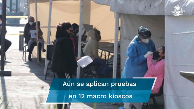 Suspenden pruebas Covid en centros comerciales de la CDMX