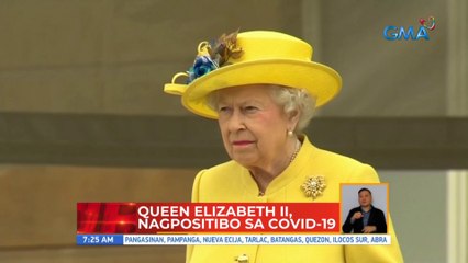 Queen Elizabeth II, nagpositibo sa COVID-19 | UB