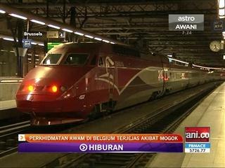 Perkhidmatan awam di Belgium terjejas akibat mogok