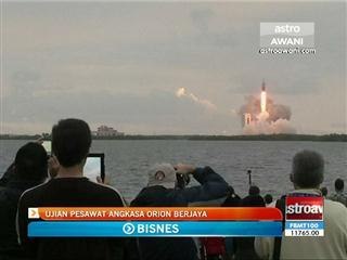 Ujian pesawat angkasa Orion berjaya