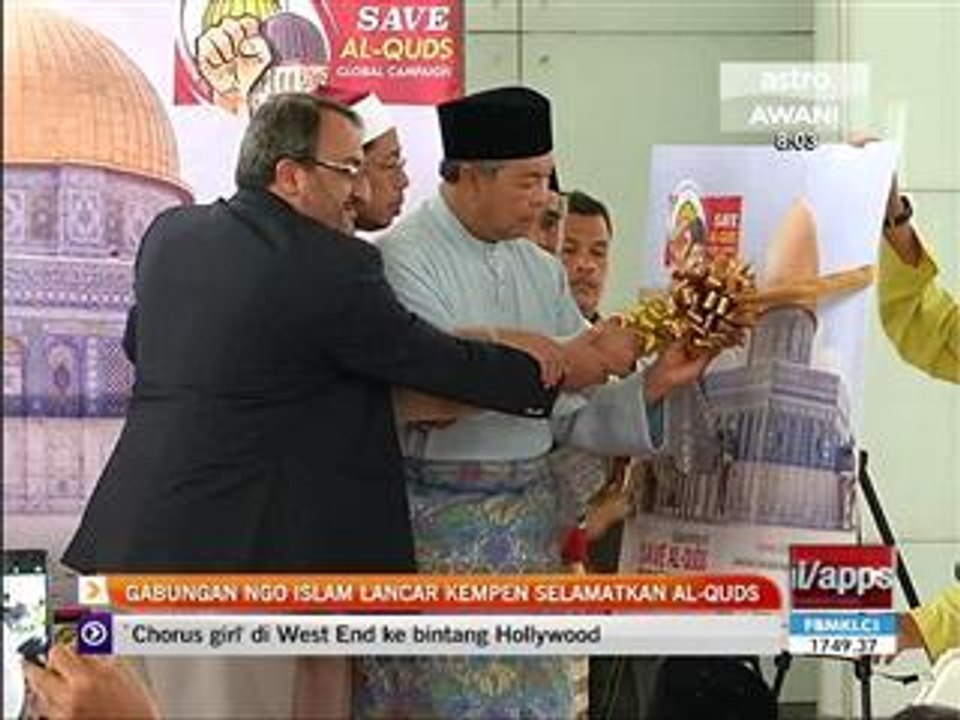 Gabungan NGO Islam lancar kempen selamatkan Al-Quds