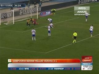 Sampdoria benam Hellas Verona 3-1