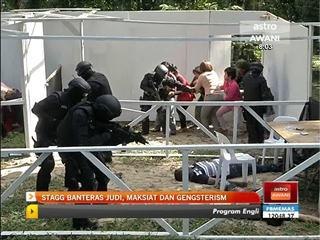 Stagg banteras judi, maksiat dan gengsterism