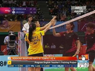 Malaysia sekadar berpuas hati di tempat ke-4