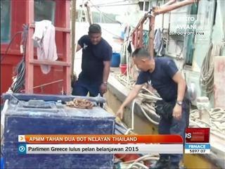 APMM tahan dua bot nelayan Thailand