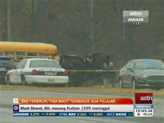 Bas terbabas, 3 maut termasuk 2 pelajar