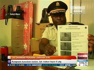 34 tahanan penjara larikan diri