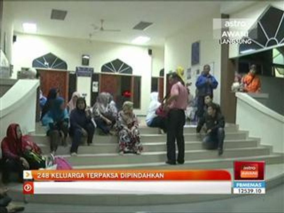 248 keluarga terpaksa dipindahkan