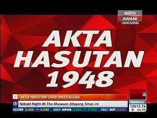 Akta Hasutan 1948 dikekalkan