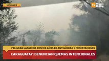 Caraguatay denuncian quemas intencionales