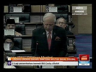 Undang-undang baharu banteras militan bakal digubal