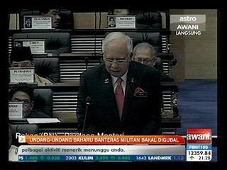 Undang-undang baharu banteras militan bakal digubal