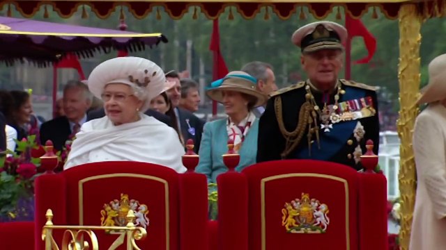 Queen Elizabeth II & Prince Philip Celebrating Their Platinum Wedding Anniversary