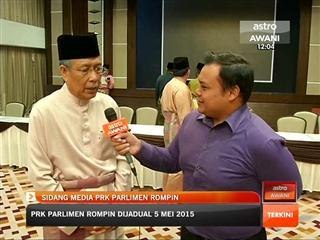 Sidang media PRK Parlimen Rompin