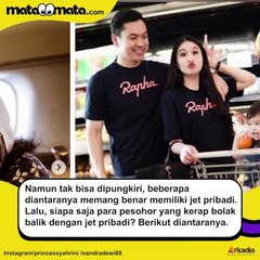 6 Pesohor Indonesia Pamer Foto Naik Jet Pribadi, Sampai Dikira Punya Sendiri