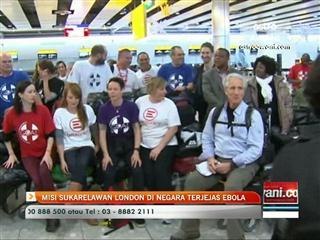 Misi sukarelawan London di negara terjejas Ebola