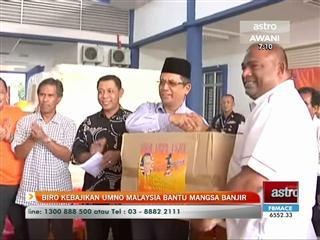 Biro Kebajikan UMNO Malaysia bantu mangsa banjir