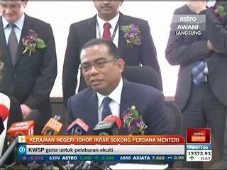 Kerajaan Negeri Johor ikrar sokong perdana menteri