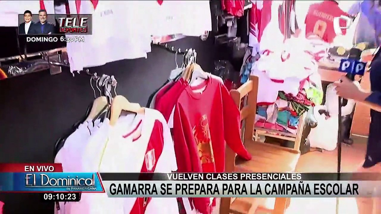 Gamarra: comerciantes ofrecen variedad de productos por campaña escolar