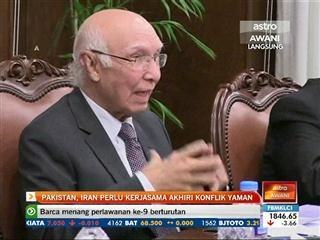 Pakistan, Iran perlu kerjasama akhiri konflik Yaman