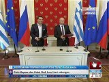 Pertemuan Tsipras dan Putin tepat pada masa