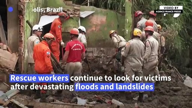Search for victims continues after catastrophic landslide in Brazil