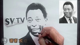 How To Draw Pele Portrait | SVTV