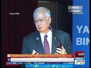 Ucapan Pelancaran Pelan Pembangunan Pendidikan Malaysia