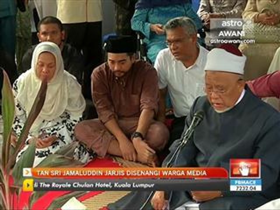 Tan Sri Jamaluddin Jarjis disenangi warga media